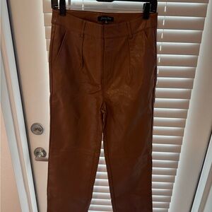 Emory Park Brown Dress Pants with Structured Fabric